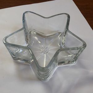 Star Anthropologie Glass Bowl Planter Decor